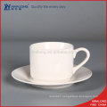 Different Shapes Blank White Porcelain Mugs Custom your Logo Tea Cup And Saucer